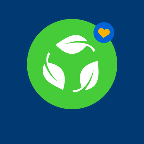Grünes Nachhaltigkeit Icon